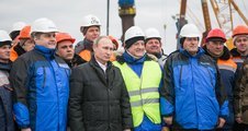 Владимир Путин проверил ход строительства моста через Керченский пролив