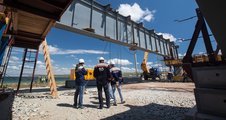 Строители начали монтаж пролетов моста через Керченский пролив